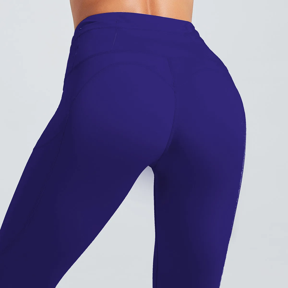 womens Nudity With pockets scrunch leggings fitness yoga pants sport leggings for women
