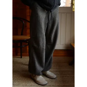 Wool Tweed Over Pants