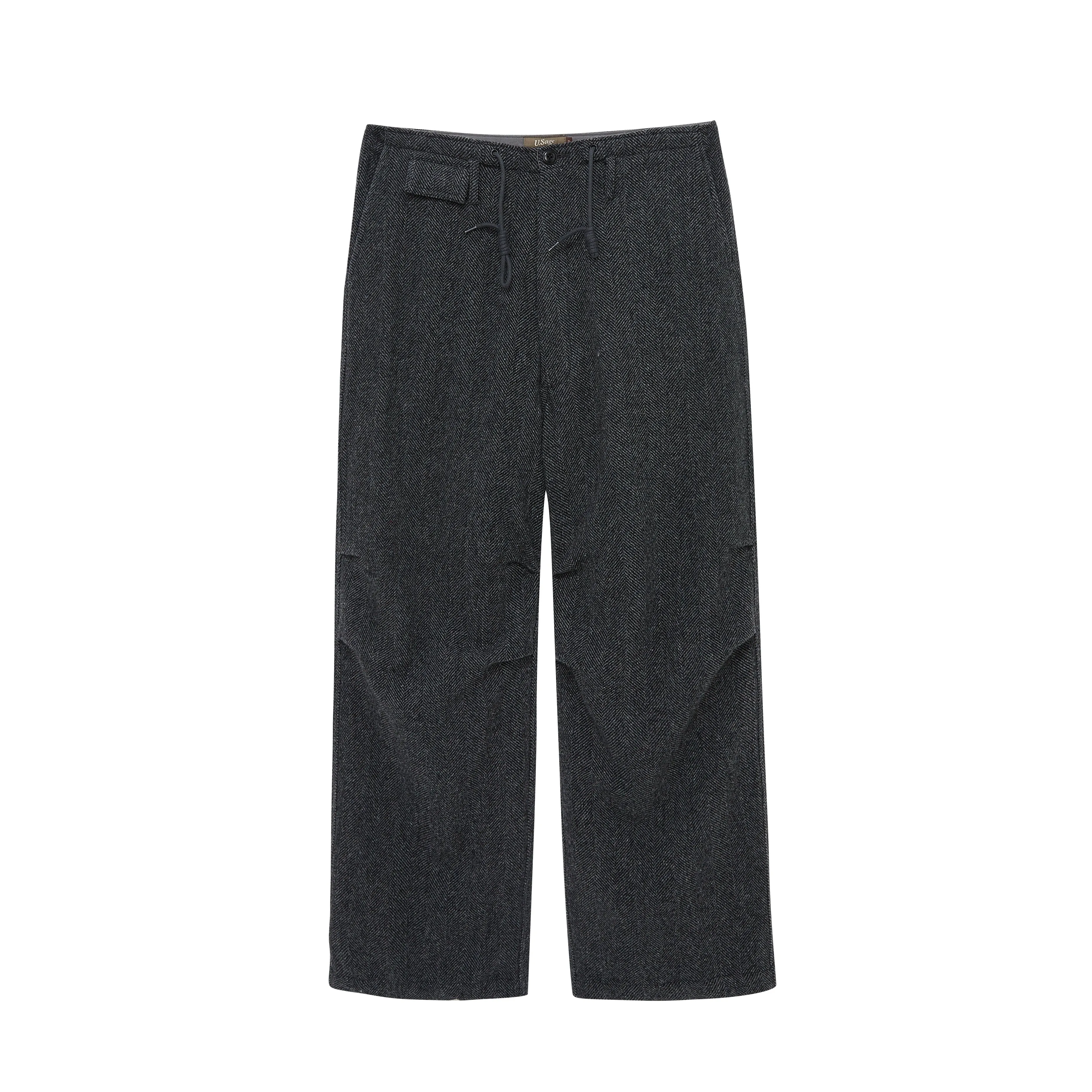 Wool Tweed Over Pants