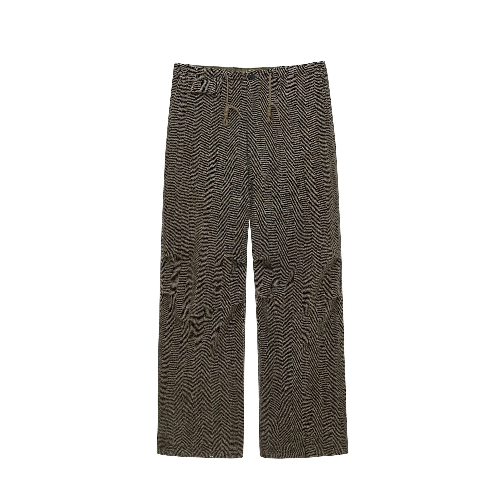 Wool Tweed Over Pants