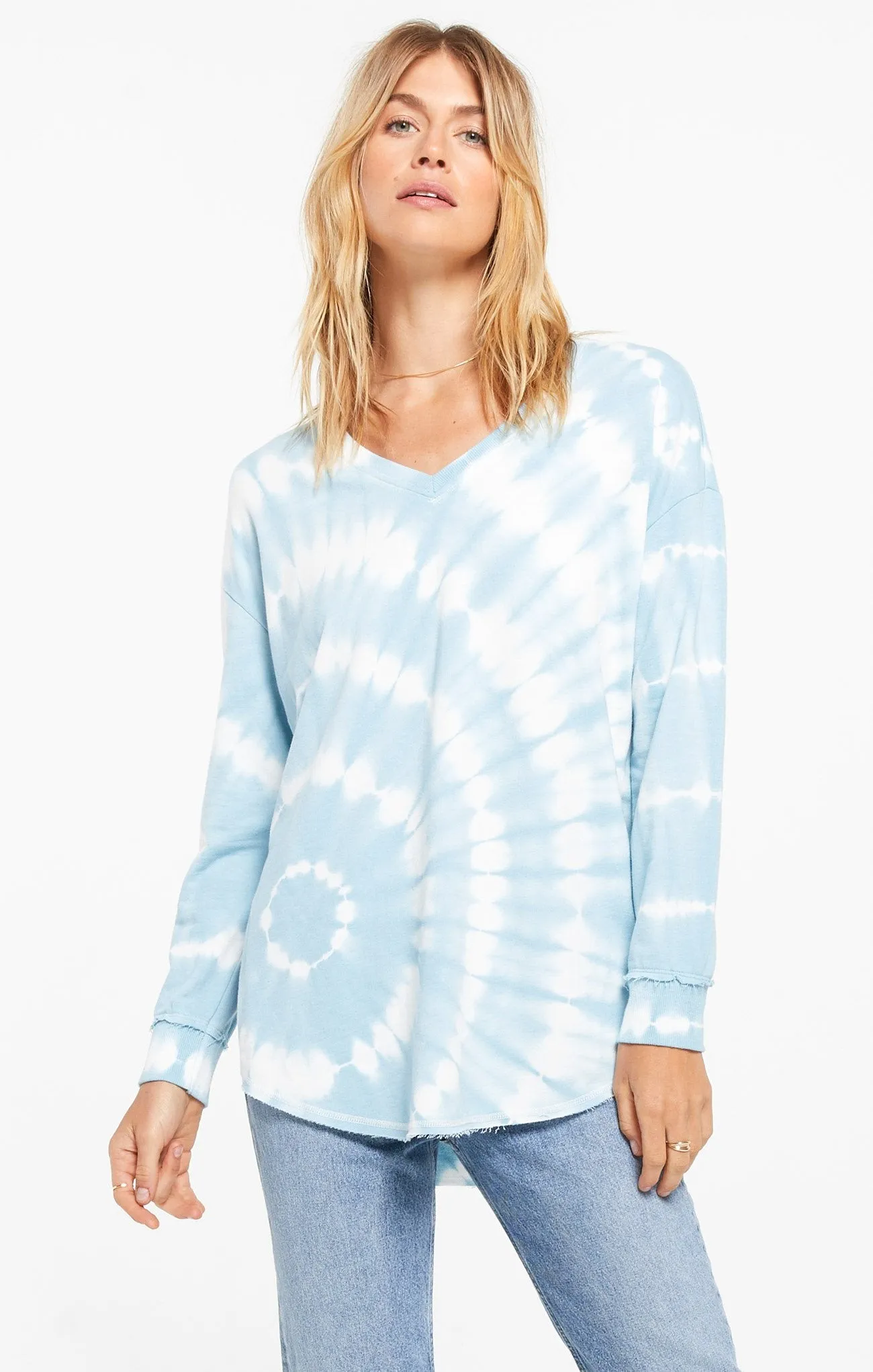 Z SUPPLY V NECK SPIRAL WEEKENDER